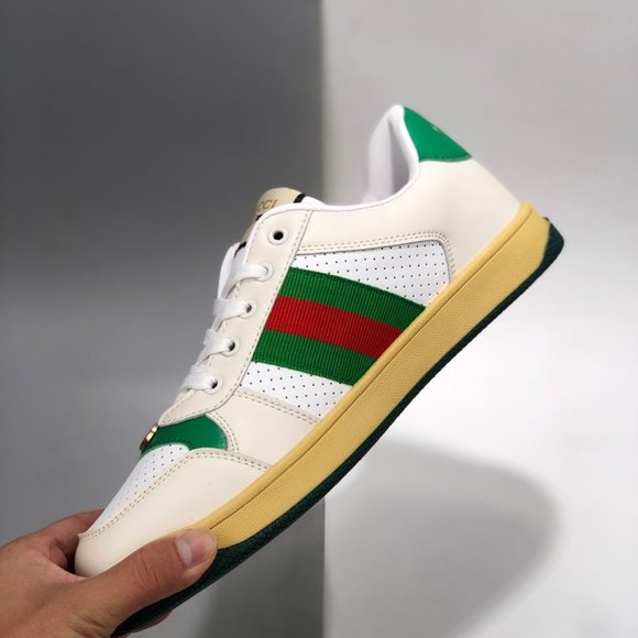 NEWGucci leather casual shoes small white shoes